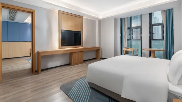 جناح بسرير كينج بغرفة نوم واحدة، Holiday Inn Express Huangshi Cihu Lake 3/4