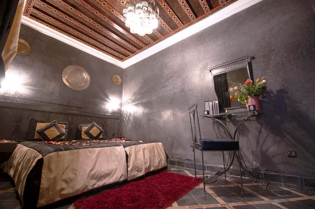 غرفة قياسية بسرير مزدوج أو سريرين منفصلين، Riad Mille Et Une Nuits 1/1