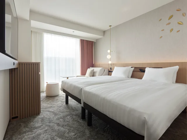 غرفة سوبيريور بسريرين، Mitsui Garden Hotel Sendai 1/2