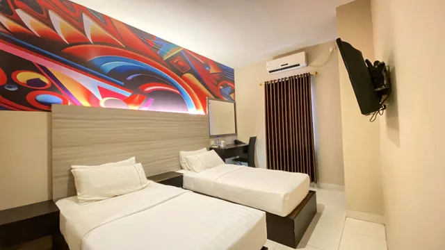 غرفة سوبيريور بسريرين منفصلين للمدخنين، OS Hotel Batu Aji Batam 1/4