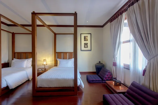غرفة بسريرين منفصلين، Royal Angkor Resort & Spa 3/8