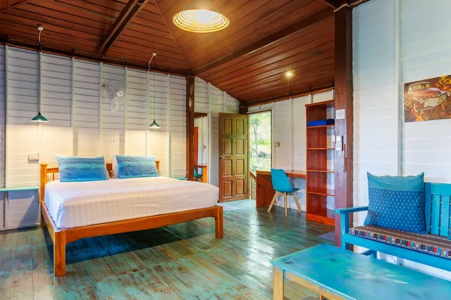 استوديو رومانسي بسرير كينج بإطلالة على المسبح، Baan Haad Yao Villas 6/10