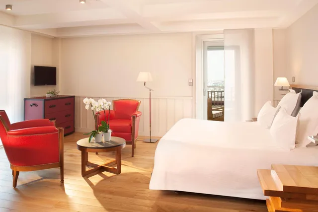 غرفة ديلوكس بسرير مزدوج بإطلالة على البحر، Hotel de L Ocean vue Mer 1/5