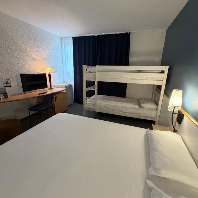 غرفة عائلية، The Originals Boutique Hotel Beausejour Poitiers Nord Futuroscope 4/6
