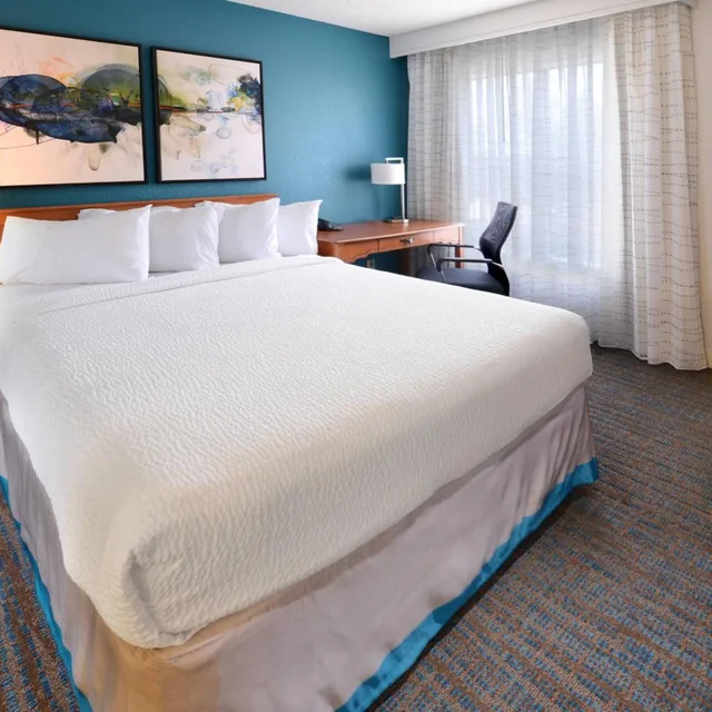 استوديو بسرير كوين مع أريكة بحوض استحمام لذوي الإعاقة، Residence Inn By Marriott Dallas Plano Legacy 1/3