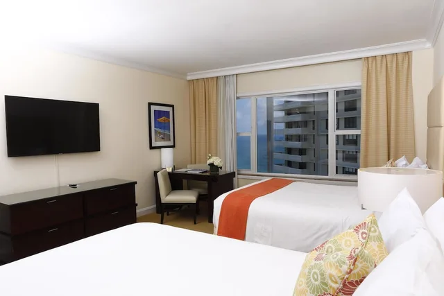 Room, 2 Double Beds, Partial Ocean View, No Balcony، Sea View Hotel 3/6