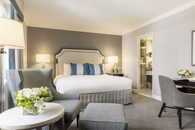 غرفة ديلوكس ركنية بسرير كينج بإطلالة على المدينة، Fairmont Olympic Hotel Seattle 4/7