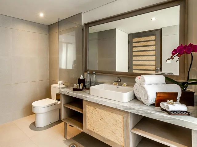 غرفة بريميير بإطلالة على الحديقة، Nirwana Beach And Resort 7/8