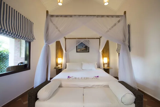 غرفة قياسية بسرير كوين بإطلالة على البحر، Cassia Cottage 1/7