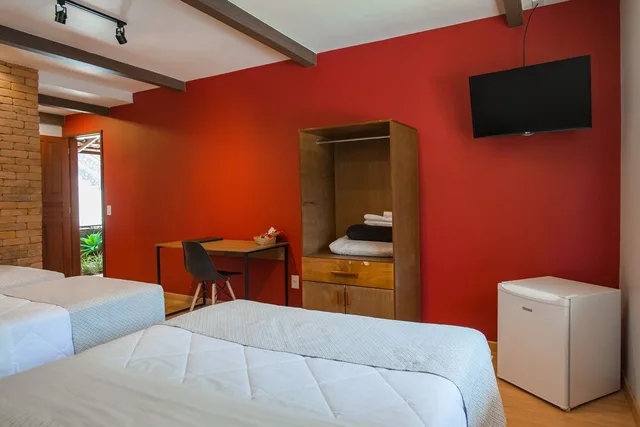 غرفة سوبيريور ثلاثية بسرير مزدوج وسرير فردي، Hotel Serra Everest 3/3