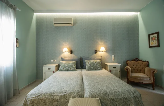 شقة سوبيريور بسريرين منفصلين بإطلالة على البحر، Adrakos Apartments 1/5
