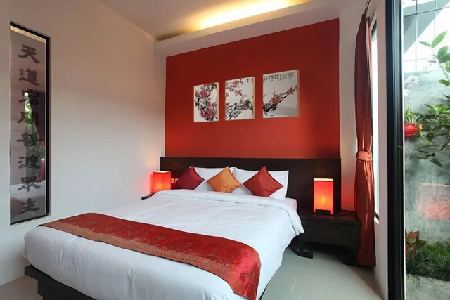 غرفة مفردة بسرير مزدوج، Karon Sino House 1/3