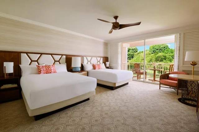 غرفة بسريرين كوين بإطلالة على الحديقة لذوي الإعاقة، Grand Wailea Maui, A Waldorf Astoria Resort 1/7