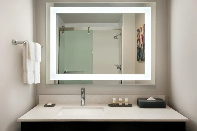 Room, King Bed, Kitchenette, Accessible, La Quinta Inn And Suites by Wyndham Burlington 6/8