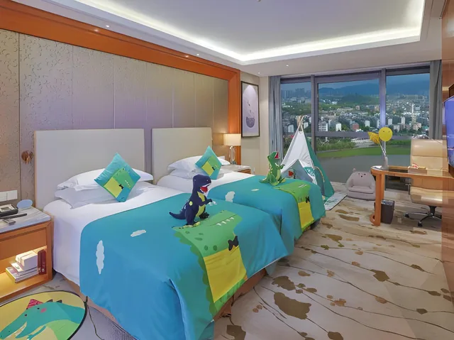 غرفة بسرير مزدوج، Yiwu Shangcheng Hotel 1/1