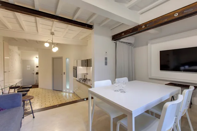 شقة بسريرين كوين بغرفتي نوم مع أريكة، Mamo Florence - Victor Apartment 3/6