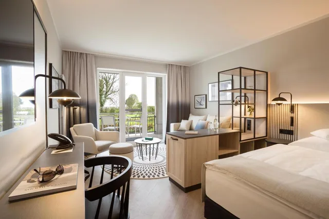 Renovated, Double Bed, Terrace، Hotel Kaiserhof Heringsdorf 3/6