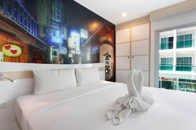 غرفة سوبيريور بسريرين منفصلين، The Aim Patong Hotel 3/10