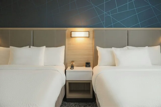 جناح ركني بسريرين كوين مع أريكة، SpringHill Suites by Marriott Tampa Downtown 2/6