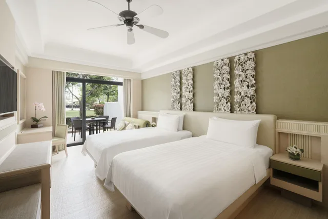 Garden, Family, Twin Beds، Shangri-La Rasa Sentosa, Singapore 1/4