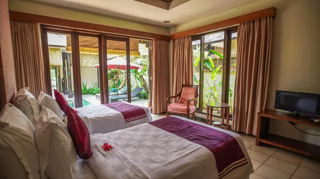 غرفة بسرير كينج وسريرين منفصلين، Kalicaa Villa Resort 1/1