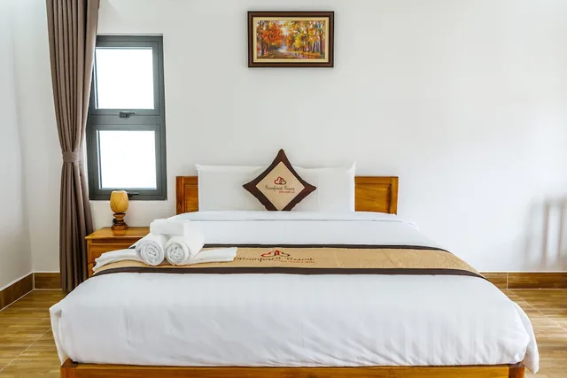 غرفة ديلوكس بسرير كينج بإطلالة على الحديقة، Rainforest Resort Phu Quoc 1/1