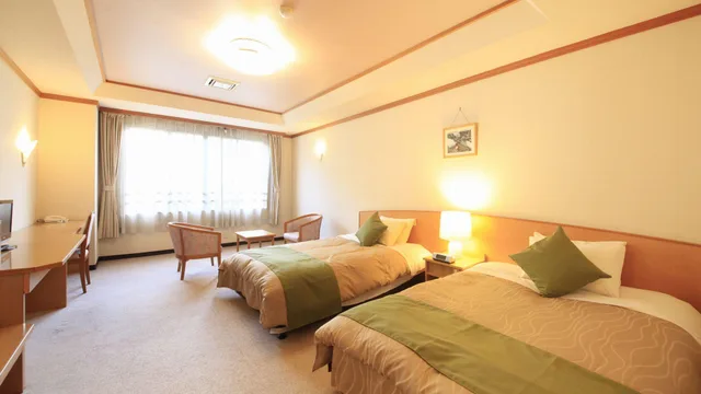 غرفة غربية بسريرين منفصلين للمدخنين، Yumoto Hotel Achigawa 1/1