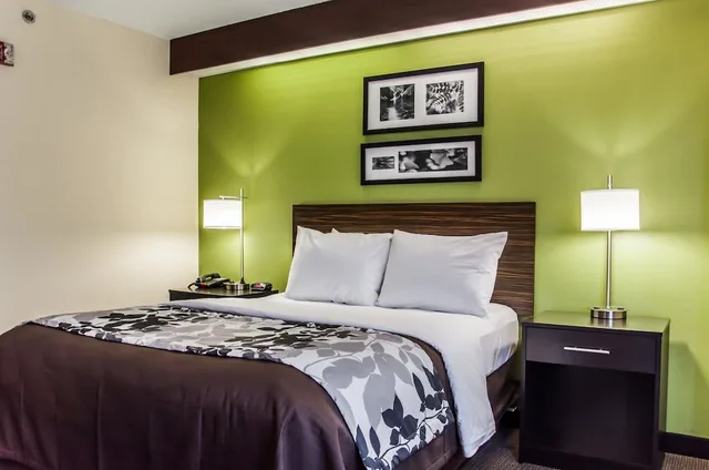 غرفة بسرير كوين لذوي الإعاقة، Sleep Inn Airport - Billy Graham Parkway 2/2
