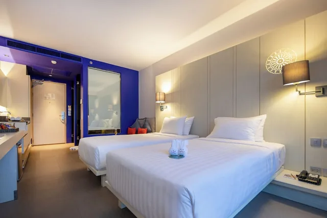 غرفة سوبيريور بسريرين منفصلين بإطلالة على الجبل، The Yama Hotel Phuket 4/7