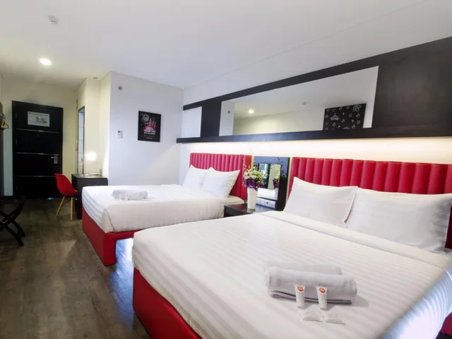 غرفة عائلية بسريرين مزدوجين، Kalya Hotel Bandung 2/2