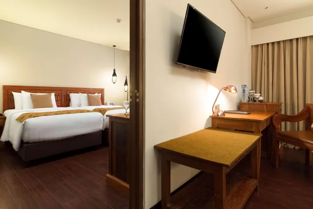 غرفة بسريرين منفصلين، Best Western Premier Agung Resort Ubud 3/4