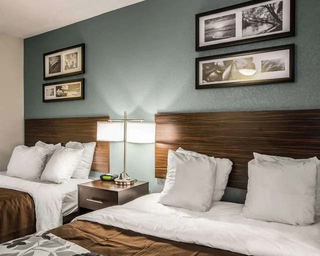 غرفة قياسية بسريرين كوين، Sleep Inn Greensboro Airport 6/7