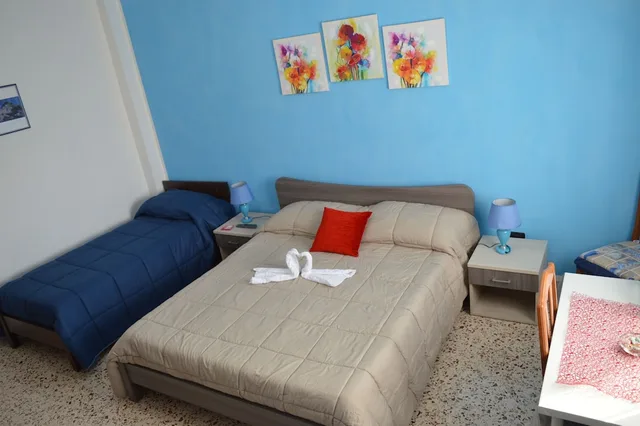 غرفة بسرير كوين بحمام خاص، B&B Olympo 9/10