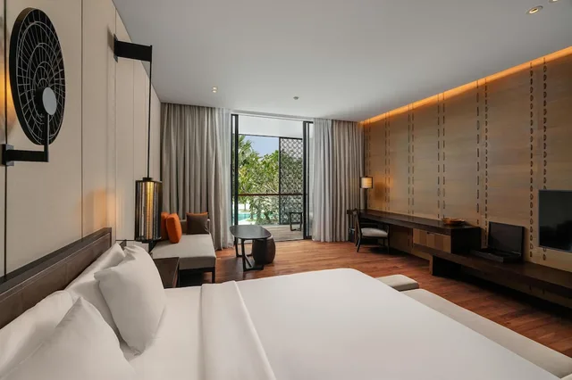 غرفة ديلوكس بإطلالة على المسبح، Radisson Blu Bali Uluwatu 2/8