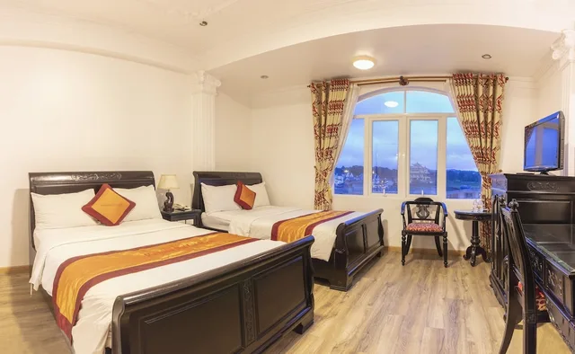 غرفة ديلوكس بسريرين منفصلين بإطلالة على المدينة، Fortune Dai Loi Hotel 3/10