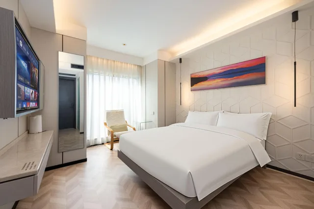 جناح بسريرين منفصلين، H-Hotel Riverside Chengdu 1/1
