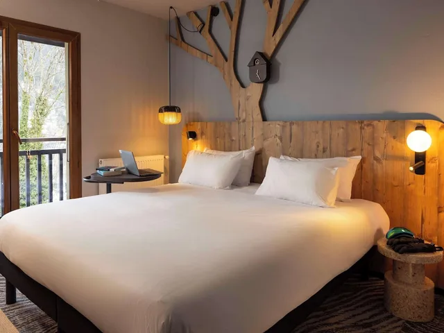 غرفة بسريرين منفصلين، Ibis Styles Les Houches Chamonix 1/5