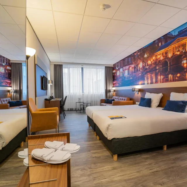 غرفة ديلوكس، Tulip Inn Leiden Centre 4/10