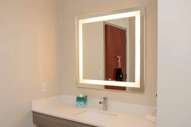 غرفة قياسية بسرير كينج بحوض جاكوزي، Holiday Inn Express Hotel Suites Latham 1/1