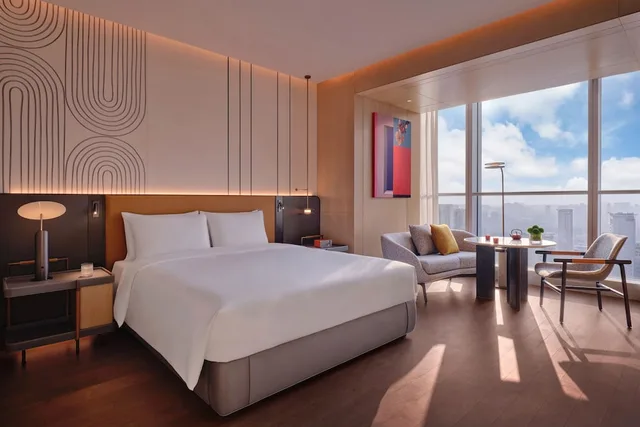 غرفة بسرير كينج، Hyatt Centric The Ring Chengdu 1/1