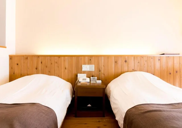 Room, Twin Beds, Shared Bathroom, Yatsugatake Hotel Fuuka 4/4
