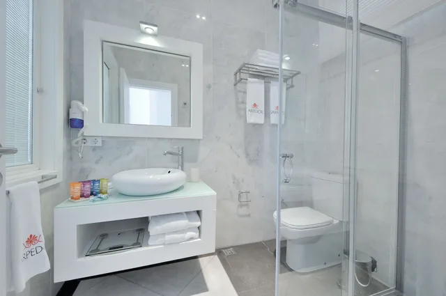 جناح عائلي بسريرين منفصلين وسرير كينج، Sarpedor Boutique Hotel 5/6