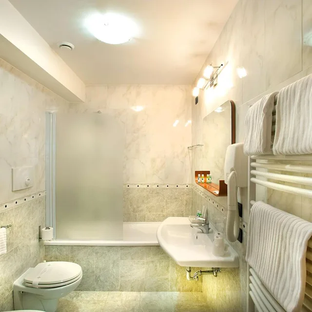 غرفة ثلاثية بسرير فردي، Best Western Blu Hotel Roma 5/5