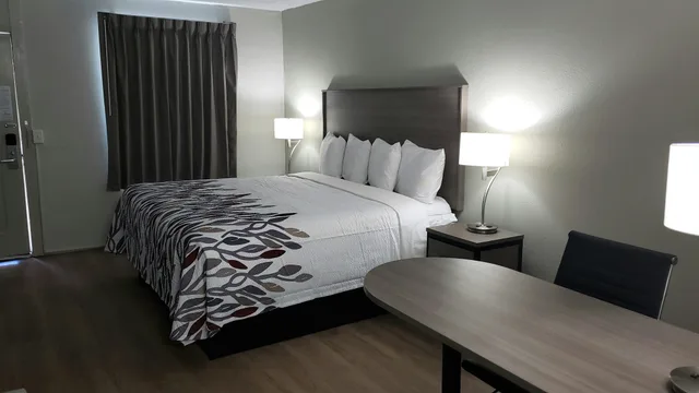 غرفة سوبيريور بسرير كينج، Red Roof Inn Cullman 4/7