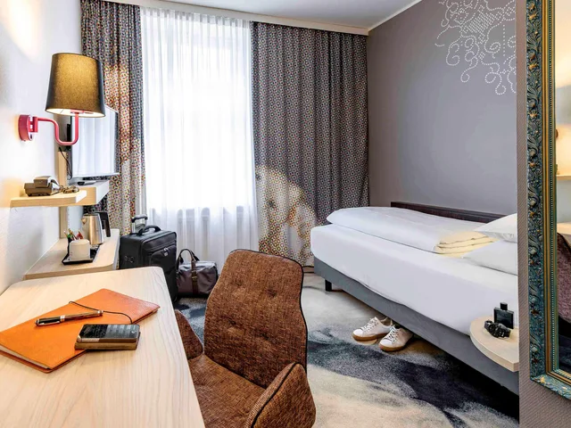 غرفة قياسية مفردة بسرير فردي، Mercure Hotel Munich Olympiapark 1/3