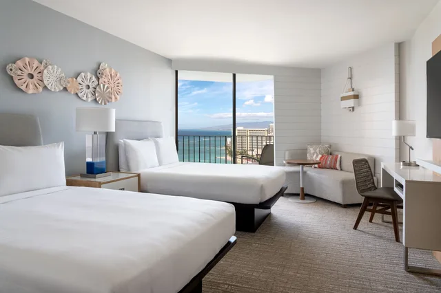 Room, 2 Double Beds, Ocean Front, Balcony، Waikiki Beach Marriott Resort and Spa 1/8