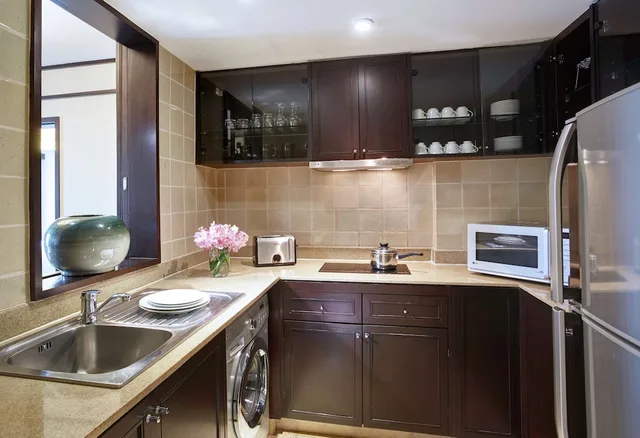 جناح ديلوكس بسرير كينج بغرفتي نوم، CONRAD BANGKOK RESIDENCES 9/9