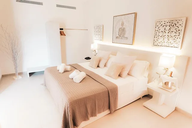 جناح جونيور بإطلالة على الحديقة بشرفة، Hotel Puchet Ibiza 3/10