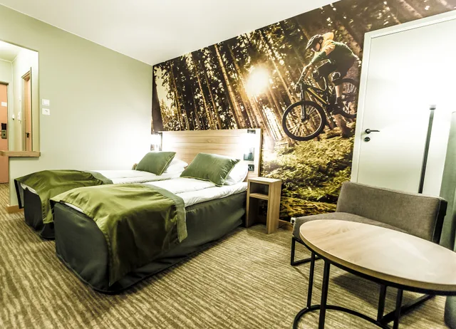 غرفة عائلية بسريرين منفصلين مع أريكة، Scandic Lillehammer Hotel 1/3