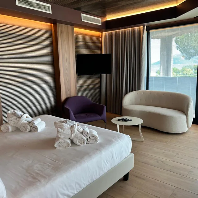 جناح جونيور بإطلالة على البحيرة بجاكوزي، Alevic Hotel Sirmione 6/10